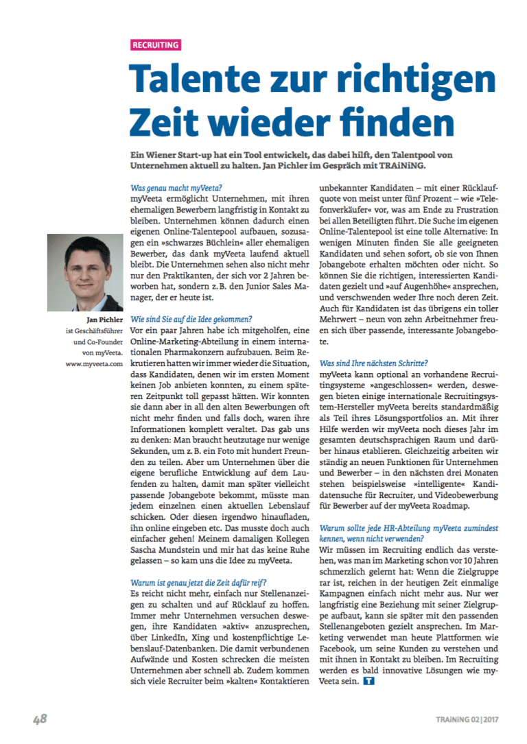 Talente zur richtigen Zeit wieder finden (Interview) Talente
